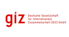 Logo of "giz" reading "Deutsche Gesellschaft für Internationale Zusammenarbeit (GIZ) GmbH".